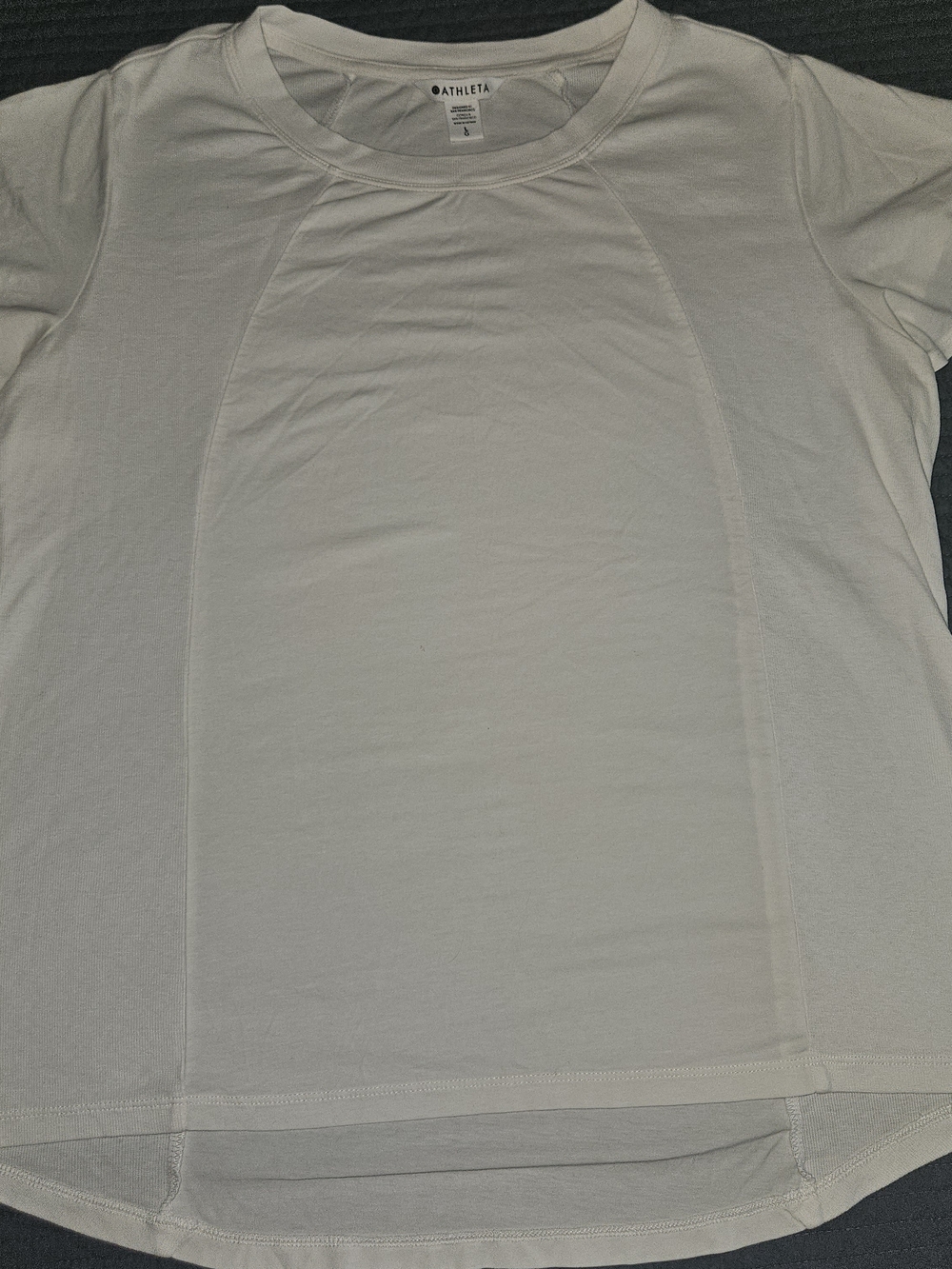 Athleta Womens White Performance T-Shirt